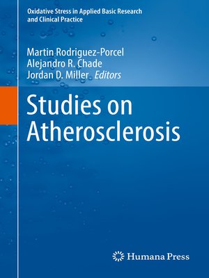 cover image of Studies on Atherosclerosis
